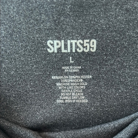 Splits59 Raquel High Waist Flare Heather Grey Leggings - Picture 2 of 9